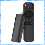 Black TV Stick Plastic TV Stick Android TV HDR Set Top OS 4K BT5.0 WiFi 6 2.4/5.8G Android 10 Smart 