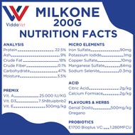 Milkone 200g milkone goat , milkone goat milk milk replacer milk one for dog, puppies, goat.