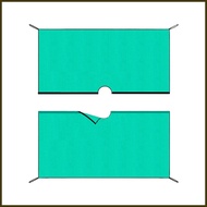 Gardening Tarp 79 x 79 Inches Heavy Duty Waterproof Leaf Barrier Landscaping Cloth with 12 Inch Hole