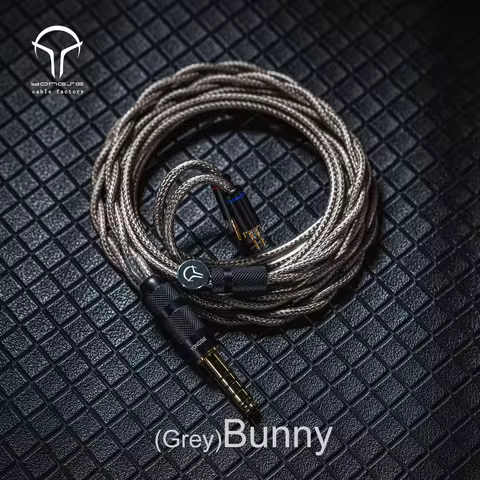Yongse GreyBunny Single--Crystal-Copper + Silver-plated Single Crystal Copper Center ＆ Graphene Insu