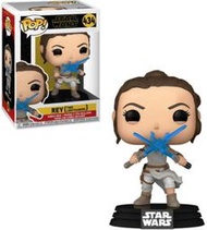 {克拉克玩具} FUNKO POP Star Wars 434 星際大戰 天行者的崛起 REY 芮 + 雙光劍 