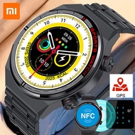 ZZOOI XIAOMI ECG+PPG Bluetooth Call Smart Watch Men Screen Always Show Time AI Voice Assistant NFC Business Man GPS Sports Track Watch