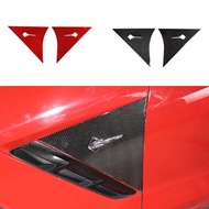 side fender decorative sticker For 14-19 Corvette C7  carbon fiber soft automotive products