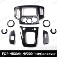 For NISSAN NV200 carbon fiber pattern interior cover trims 7383