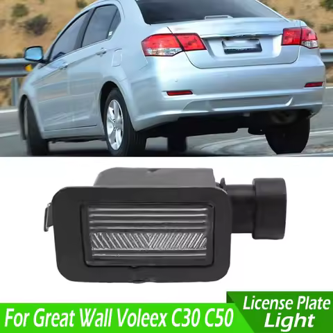 4108100XG08XA Car Rear License Plate Light With Bulbs For Great Wall Voleex C30 C50 ORA R1 IQ For Ha