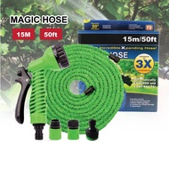 BEST MAGIC HOSE 50FT/15M SET with Adjustable Spray Head - Easy to keep it - Save Space -