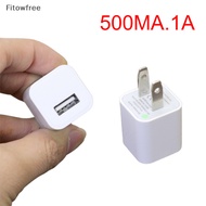Fitow Universal Travel 5V 1A Dual USB Wall Home Charger Power Adapter Phone Charging H FE