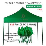 Green 8x8 Feet Premium Plus Quality Foldable Canopy Tent Gazebo Folding Portable Tent