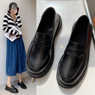 2026 new flat-soled slip-on loafers style 2026 new flat slip-on loafers British style Small Leather 