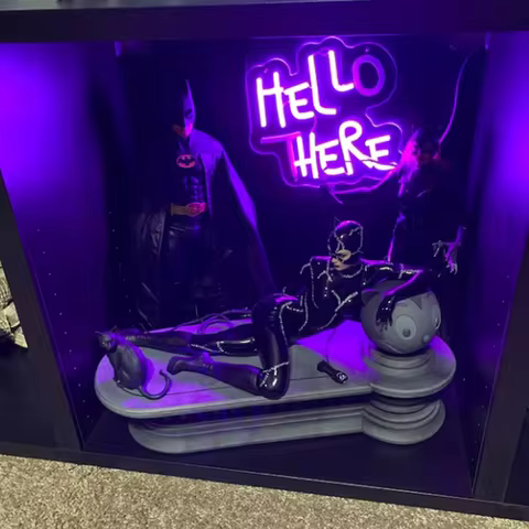 Led Neon Light Hello There, Hell Here Neon Sign,Personalized Gifts, Room Decor Lights, Horror Decor 