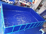 บ่อผ้าใบPE 200 Super หนา 0.35 มมขนาด 2 * 3 ลึก 50 cm