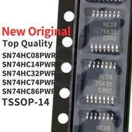 5pcs SN74HC08PWR SN74HC14PWR SN74HC32PWR SN74HC74PWR SN74HC86PWR TSSOP-14 New chip ic