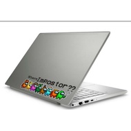 Among us print cut sticker