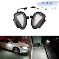 台灣現貨M~A 【2入】福斯高爾夫6專用LED後視鏡燈VW Golf 6迎賓燈照地燈Touran途安Golf Cabri