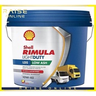 Original Shell Rimula Engine Oil LD5 Synthetic 10W40 Diesel Engine 7.5Liter Light Truck 4WD Minyak H