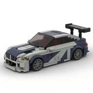 MOC- BMW M3 E46 GTR Creative Toy Gift Car Assembly Building Blocks Particles