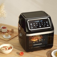 Air Fryer Full Automatic Intelligent Visual 12L Air Fryers 1800W High Power Multiple Function Electric Oven Dehydrator Household