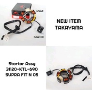 SPUL SPOL STATOR ASSY VIXION OLD TAKAYAMA ORI
