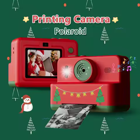 Children Digital Camera Instant Print for Kids Thermal Print Camera Instant Photo Printing Camera Vi