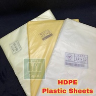 TAPAU : HM SHEET [ 400gm± ] Hdpe / Semi Tranparent / Bungkus / Sheet / Flat - Disposable Food Packag