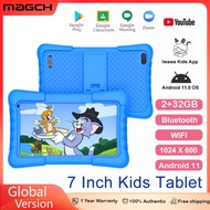 MAGCH Kids Tablet 10 inci WiFi Kids Tablet 128G/32G Android 12 Tablet untuk kanak-kanak Dual Camera permainan pendidikan kawalan ibu bapa 7 inci Android Tablet untuk kanak-kanak