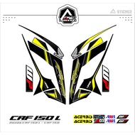 HONDA STRIPING CRF150 LHONDA MOTIF 11 CRF150L/ STICKER/ CRF150 STRIPING/ / CRFHONDA CRF150L/ CRF/ 15