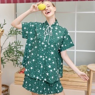 VACAY INDEED | SET Dazzling Stat Hana Shirt + Ami Skorts (เซ็ท เสื้อ+กระโปรงกางเกง) /พร้อมส่ง