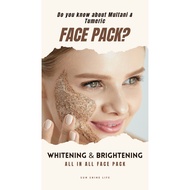 HERBAL MULTANI MITTI AND TUMERIC FACE PACK 100%