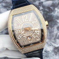 Franck MULLER Frank MULLER Men's Watch V45 Series Rose Gold Back Diamond Gypsophila Watch Automatic Mechanical Watch
