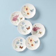 Lenox Butterfly Meadow Set of 6pcs Tidbit Party Plate 6inch