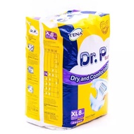 [Cheapest Price Guaranteed] Tena Dr. P XL Adult Diaper [8 Pieces Per Bag]