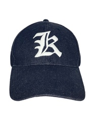 KLOSET Denim Baseball Cap (AW22-ACC017) หมวกยีนส์ปักK