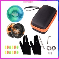 Aluminum Alloy Responsive Unresponsive Yoyo +  Professional Orange Black Unresponsive Yoyo,  Fine Wo