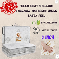 TILAM BUJANG LIPAT 3 / FORDABLE SINGLE MATTRESS /REBOND FOAM/ TILAM SINGLE BUDGET