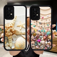 Q34 Beach Shell soft Casing for Samsung A34 A55 A54 A36 A15 A35 S25 Ultra A16 A24 A05S A25 A56 A04s 