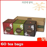 60 tea bags / Ginger / tea / jujube / Korean tea / Korean food /