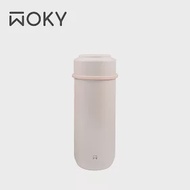 【WOKY 沃廚】輕量隨行陶瓷保溫瓶260ML粉色