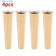BACK2LIFE Wood Furniture Leg Hardware Accessories 6-20cm Sofa Feet Sofa Leg Cabinet Support Table Le