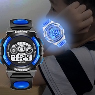 Children's electronic watches luminous dial life waterproof multi-function alarm clocks watch for bo