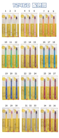 แปรงสีฟัน Curaprox 12460 ขนนุ่ม ทำความสะอาดลึก สำหรับผู้ใหญ่ ชายและหญิง อุปกรณ์ดูแลช่องปากในครัวเรือ