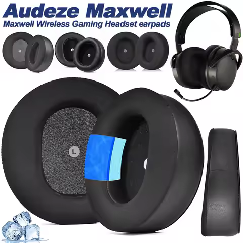 Ear Pads Angled Audeze Maxwell Perforated Gel ice feeling/cool in summer/no peeling dermis headphone
