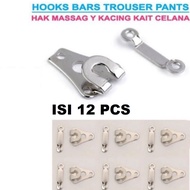 12 sets of trouser hook heels 12 set of trouser hook buttons