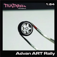 Advan Rally Wheel Resin Rims 1:64 Scale 9mm 10mm