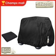 210D Golf Cart Cover E-bike & E-trike Cover 4 Wheels With Roof Water Repellant For Dustproof
