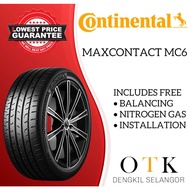 CONTINENTAL MAXCONTACT 6 MC6 16 17 18 19 INCH TYRE (FREE INSTALLATION &amp; DELIVERY)