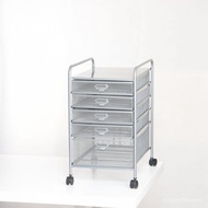 A3-5(6) Penyimpanan Rak Dokumen Berbilang Lapisan Kelabu Perak Kabinet Fail Rumah Kabinet Fail Logam