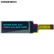 SIJIANGMOLD OLED Screen Board, 12Pin 128x32 OLED Screen Display, usable PMOLED Serial 0.91 OLED LCD 