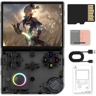 G350 Retro Handheld Game Console , 3.5 Inch IPS Screen Linux System Built-in 32G TF Card 4371 Games 