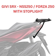 GIVI SRX HONDA NSS250 (2024) EXTREME SPECIAL RACK WITH STOPLIGHT FORZA250 (2021)