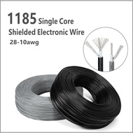 1185 single core shielded wire 28-10awg American standard electronic wire Audio wire Signal wire Wra